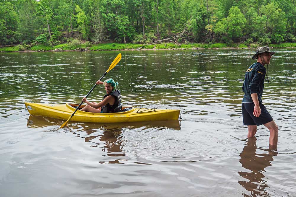Kayaking the Delaware River