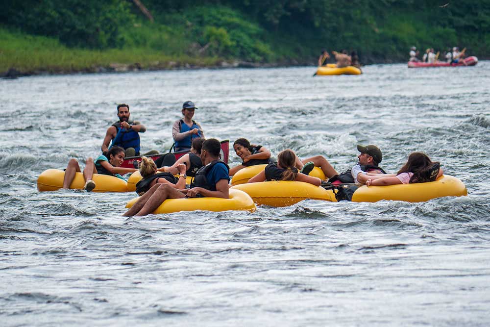 Tubing on the Delaware River